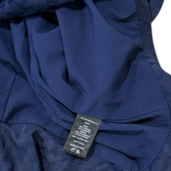 ASTR The Label Sweetheart Cinched Ruffle Front Navy Mini Dress Size M - Picture 5 of 8